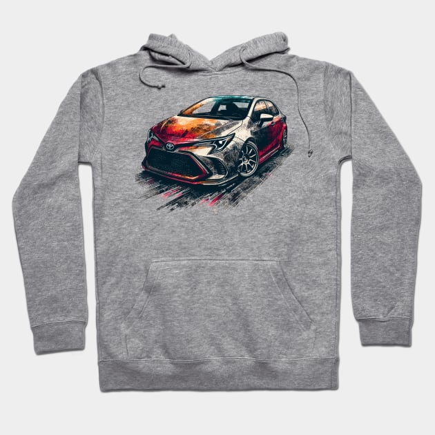 Toyota Corolla Hoodie by Vehicles-Art